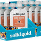 Solid Gold Bone Broth Cat Food Topper - Limited Ingredient Lickable Cat Broth Pouches w/Salmon Protein Shreds & Collagen for Hydration & Gut Support - Easy to Serve Gravy for Cats Meal Topper - 12ct