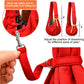 Tomkas Small Dog Sling Carrier - Zipper Pocket & Classic Strap - for 3-10 lbs Pets(Red)
