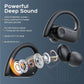 TREBLAB X3 Pro - Workout True Wireless Earbuds, Comfortable Earhooks, Bluetooth 5.3, Punchy Bass, Noise Isolation, 145H Playtime, IPX5 Waterproof, Sweatproof, 2 Mics for Calls, Sport Bluetooth Earbuds