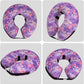 CuteBone Inflatable Dog Neck Donut with Removable Soft Fleece Covers for Small/Medium/Large Dogs and Cats After Surgery GWB06XL