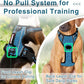 BARKBAY Dog Harness No Pull with ID Tag Pocket - Heavy Duty, Reflective, Easy Control for Large Dogs(Blue/Black,S)