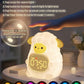 Sheep Alarm Clock for Kids with Night Light, Sleep Training Clock Time to Wake Clock, Rechargeable Silicone Light for Bedroom, Perfect Sleep Companion for Boys Girls
