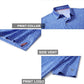 Men's Golf Polo Shirts Short Sleeve Striped Performance Moisture Wicking Dry Fit Golf Shirts for Men