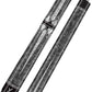 EVO Pegasus Jump Cue Stick, 29” Glassfiber Hybrid pro Taper mini 3/8-8 Joint, Tip Brown Bakelite, 13.9mm, Carbon Composite Cue Butt, 3 Pieces