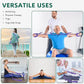 Stretching Strap Yoga Straps for Physical Therapy, 10 Loops Non-Elastic Stretch Band for Pilates, Flexibility, Exercise and Gymnastics