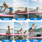 Inflatable Stand Up Paddle Board 10‘x30‘‘- Ultra-Light SUP with Backpack, Pump, Paddle, Coil Leash, 3 Fins, Repair Kit, Stable Design, Non-Slip EVA Deck for Adults & Youth