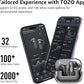 TOZO Crystal Pods Hybrid Active Noise Cancelling Wireless Earbuds, 10mm Drivers Deep Bass Stereo Sound, 4 Mics Smart ENC AI Calls, 32 EQ via App, Bluetooth 5.4 Headphones, Crystal Case Design