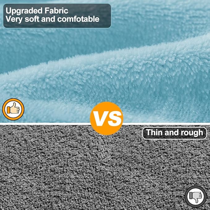 Medium to Large Size Dog Bathrobe, Quick Drying Super Absorbent Used for After Bathing, Warm Dog Towels, Adjustable Hoodies and Belts for Pet Dogs Bath Clothes Products (Blue, 4XL)