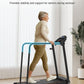 Redliro Walking Treadmill with Long Handrails – Treadmill for Seniors 300 lbs Capacity – Foldable, Lightweight with Wheels, Cup & Phone Holder – Recovery Machine for Home or Apartment