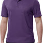 TBMPOY Men's Polo Shirts with Pocket Short Sleeve Quick Dry Casual Sports Outdoor Golf Shirt