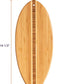 Totally Bamboo Lil' Surfer Surfboard Shaped Bamboo Serving and Cutting Board, 14-1/2" x 6