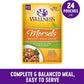 Wellness Healthly Indulgence Morsels Adult Wet Cat Food, Natural, Protein-Rich, Grain Free, 3 Ounce Pouch, 24 Pack, (Chicken & Turkey)