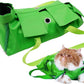 Kukaster Pet Cat’s Restraint Bag for Claw Care Nail Trimming Anti-Scratching Grooming Bag for Cats Medical Examination(Green-l)