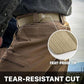 CQR Tactical Belt, Military Style Heavy Duty Belt, Webbing EDC Quick-Release Buckle