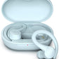 JLab Go Sport+ Wireless Workout Earbuds Featuring C3 Clear Calling, Secure Earhook Sport Design, 35+ Hour Bluetooth Playtime, and 3 EQ Sound Settings (Light Blue)