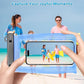 Large Waterproof Phone Pouch, [Expandable Space] Floating Waterproof Bag, IPX8 Dry Bag with Adjustable Lanyard for iPhone Samsung Google Up to 7.0" Blue