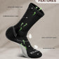 BULLIANT Compression Socks for Men 6Pairs, Athletic Crew Socks Cushioned For Men Sports Running-Arch Support