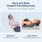 Neck and Shoulder Relaxer with Upper Back Massage Point, Cervical Traction Device Neck Stretcher for TMJ Pain Relief and Cervical Spine Alignment Chiropractic Pillow (Grey)