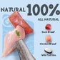 ASMPET Dog Treats Chews, Chicken & Duck Wrapped Cod Skin Sticks, Rawhide Free Cod Skin Treats for Dogs 10.6 oz