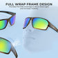 KastKing Chippewa Polarized Fishing Sunglasses, UV400 Protection Full Wrap Frame Sports Cycling Sunglasses, 1.0mm TAC Lenses