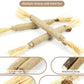 Tocirelo Silvervine Sticks Cat Toys - 6Pack Natural Cat Chew Toy Teeth Cleaning, Matatabi Dental Care Kitten Treat, Catnip Cat Teething Toys, Catmint Silver Vine Sticks for Bored Indoor Kitty