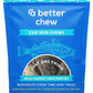 A Better CHEW – Wild Caught Cod Skin Dog Treats | Sourced and Made in The USA, Single Ingredient, Dehydrated | Natural, Healthy Alternative to Rawhides + Bully Sticks, Long Lasting Chew