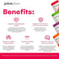 Juice Plus+ Fruit, Vegetable, Berry & Omega Blend Capsules - Nutrition from 30 Fruits, Vegetables & Berries + Plant-Based Omega Fatty Acids - 4 Bottles (60 Servings Each)