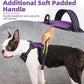 PUPTECK No Pull Dog Harness for Large, Adjustable Reflective Dog Harness with Handle Easy Control, Comfortable Soft Padded Pet Vest Harness for Extra Large Dogs, Solid Purple XL