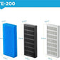 Replacement Cartridge for Fish Tank Filter TE-200 with Aquarium Filter Foam, Active Carbon and Ceramic Ring(TE200-S)