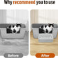 Cat Litter Box Step, Cat Litter Box Ramp Mat with Filter Function for Self-Cleaning Cat Litter Box, Easy to Clean, Cat Pedal Step Stool Ideal for Kitten & Elderly Cats (Light Grey)