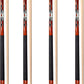 GSE Games & Sports Expert 58" 2-Piece Canadian Maple Hardwood Billiard Pool Cue Sticks for Men/Women, House or Commercial/Bar Use (Several Colors, Weight 18oz, 19oz, 20oz, 21oz Available)