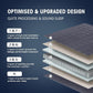King Size Weighted Blanket for Adults (20 lbs, 80” x 87”, Grey& Black) Cooling Heavy Blanket for Sleeping Perfect for 190-210 lbs, Breathable Blanket for Adults & Couple All Season, Machine Washable