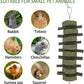 Generic Rabbit Bunny Treat Hamster Chew Toys Grass Cakes Heart Shaped Chew Toys Pets Treats for Bunny Rabbits Hamster Chinchilla Guinea Pigs 2Pcs