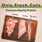 Afreschi Natural Cat Treats Turkey & Chicken & Mackerel W Shape 6 oz, All-Natural, High-Protein, Grain-Free, Healthy, Low-Fat, Easily Digestible