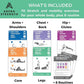 Arena Strength Workout Cards - Instructional Fitness Deck for Booty Band Workouts, Beginner Fitness Guide for Resistance Band Training Exercises at Home. Includes Workout Routines.