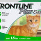 FRONTLINE Plus Flea and Tick Treatment for Cats Over 1.5 lbs. 8 Treatments