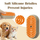 Cat Steam Brush, 3 in 1 Pet Spray Hair Removal Comb, Cats and Dogs Brush for Shedding, Rechargeable Silicone Pet Steam Brushes, Spritz Defur Comb for Massage, Cleaning and Remove Loose Hair - Khaki