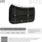 Tackmore Western Saddle Pad Adjustable with Side Pockets and Foam Inserts Shock-Absorbing Riding Pad