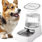 Gardner Pet Automatic Dog Water Dispenser Gravity Stainless Steel Water Waterer Feeder, 100% BPA-Free Large Capacity Water Feeding Bowls for Medium & Large-Sized Dogs Cats Other Pets -(1 Gallon)
