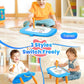 Toddlers Toys Ages 1-3, Magnetic Drawing Board, Doodle Board Pad Learning and Educational Toys for 18 Months Baby 1-3 Yr Kids Birthday Gifts - Blue