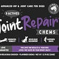Joint Repair Hip and Joint Chews for Dogs - Finest for Pets Glucosamine, Chondroitin, MSM, Omega 3 & Turmeric for Dog Joint Support, Mobility & Pain Relief - (120 Chicken Flavored Chews, Made in USA)