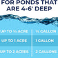 Ultimate Pond Bacteria, Outdoor Pond & Lake Natural Beneficial Bacteria Treatment, Aquatic Odor Reducer & Sludge Digester, Fish, Plant, & Livestock Safe, Easy Dosing Liquid, 1 Gallon Bottle