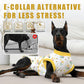 Recovery Suit for Dogs After Surgery, Professional Dog Surgical Suit for Female Spay, Male Neuter, E-Collar & Cone Alternative Dog Onesie for Abdominal Wounds Skin Disease, Yellow, L