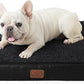 Bedsure Dog Bed Medium Size Dog - Orthopedic Waterproof Puppy Beds with Removable Washable Cover, Egg Crate Foam Pet Mat, Suitable for Pet Up to 35 lbs