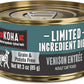 KOHA Limited Ingredient Diet Venison Paté for Cats - Single Meat Cat Food for Sensitive Stomachs - Paté Venison Cat Food with No Fillers - 3 oz Pack of 24