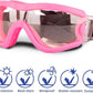 Medium Dog Sunglasses with Adjustable Strap UV Protection, Winproof Puppy Sunglasses, Suitable for Dogs Eyes Protection，Soft Dog Goggles