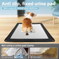 Dog Pee Pad Holder, Puppy Pad Holder, Oxford Cloth Material Soft & Durable, 12 Magnetic Clips, Fits 22" x 22" Pad, Black