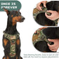 BUMBIN Tactical Dog Harness for Large Dogs No Pull, Famous TIK Tok No Pull Dog Harness, Fit Smart Reflective Pet Walking Harness for Training, Adjustable Dog Vest Harness with Handle Forest Camo L