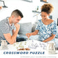 Crossword Dice Game, Word Game, Fun for Family Game Night, Festive Parties, Gatherings & On-The-Go Fun, Crossword Puzzle with 15 Large Letter Dice