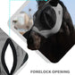 Harrison Howard Horse Fly Mask with Forelock Opening Stretch Breathable and Comfortable for Horses UV -Protection Grey L